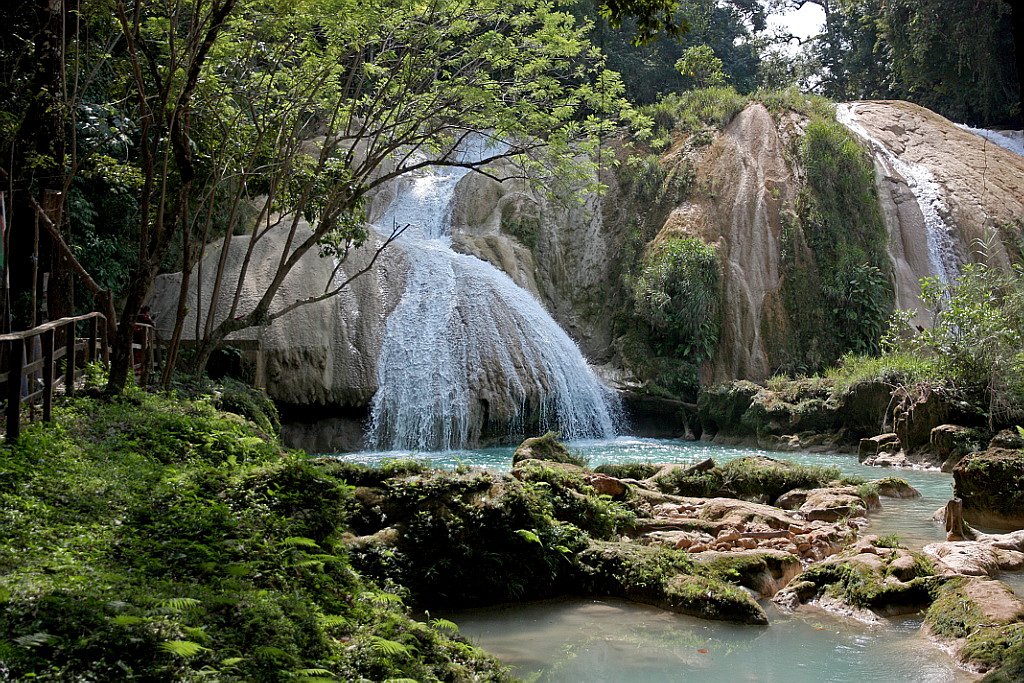 Мексика. Водопады Agua Azul