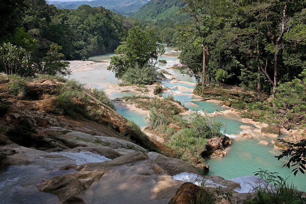 Мексика. Водопады Agua Azul